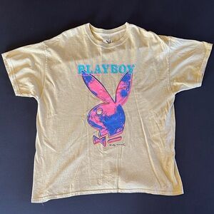 PLAYBOY Tan Bunny T-Shirt